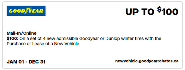 New Vehicle Rebates - Goodyear